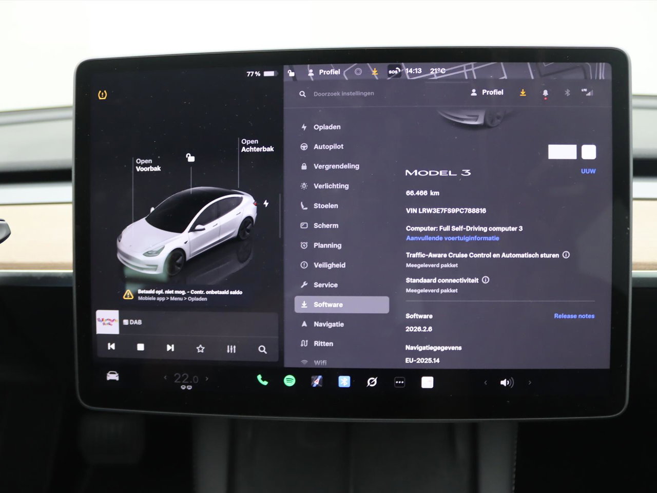 Tesla Model 3 Model 3 Standard RWD Plus 94.3% SoH FACELIFT [ AMD RYZEN+LFP-ACCU+WARMTEPOMP+AUTOPILOT ] 23