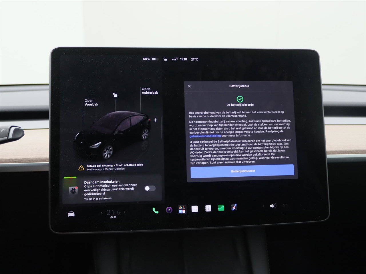Tesla Model Y Long Range AWD 75kWh 351pk 94.2% SoH AMD RYZEN [ TREKHAAK+AUTOPILOT+19 INCH+PREMIUM AUDIO ] 28