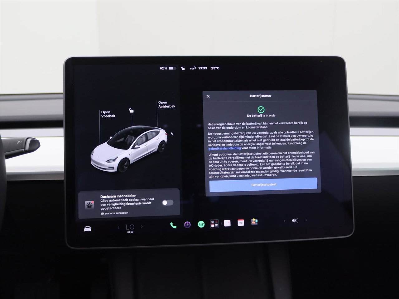 Tesla Model 3 Long-Range AWD 351pk 75 kWh FACELIFT 88,4% SoH [ WIT LEDER+WARMTEPOMP+ENHANCED AUTOPILOT+620KM WLTP+PREMIUM AUDIO ] 28