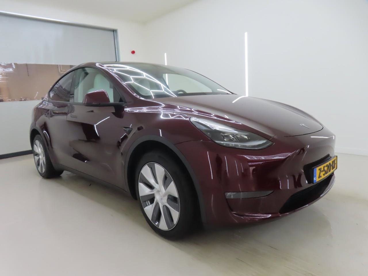 Tesla Model Y Long Range 345pk AWD 97% SoH [ CHERRY+WIT LEDER+AMD RYZEN+PREMIUM AUDIO ] 3