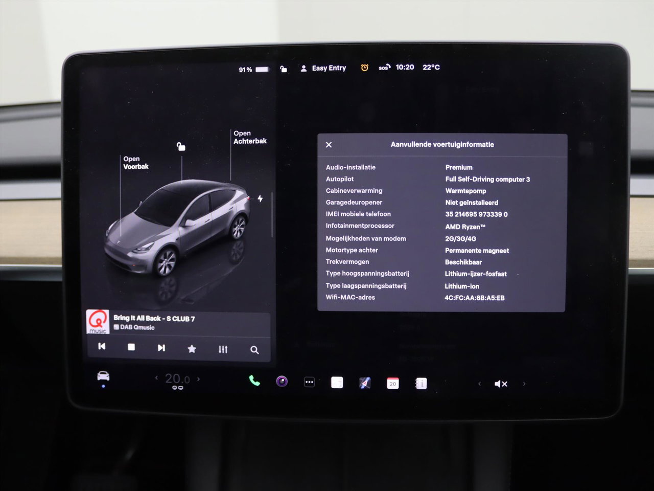 Tesla Model Y Standard RWD Plus 92.4% SoH [ TREKHAAK+LFP ACCU+AUTOPILOT+19 INCH+PREMIUM AUDIO ] 25