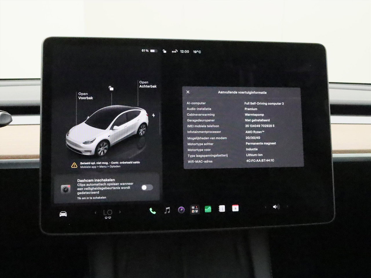 Tesla Model Y Long Range AWD 75kWh 351pk 94.4% SoH [ AMD RYZEN+AUTOPILOT+19 INCH+PREMIUM AUDIO ] 27