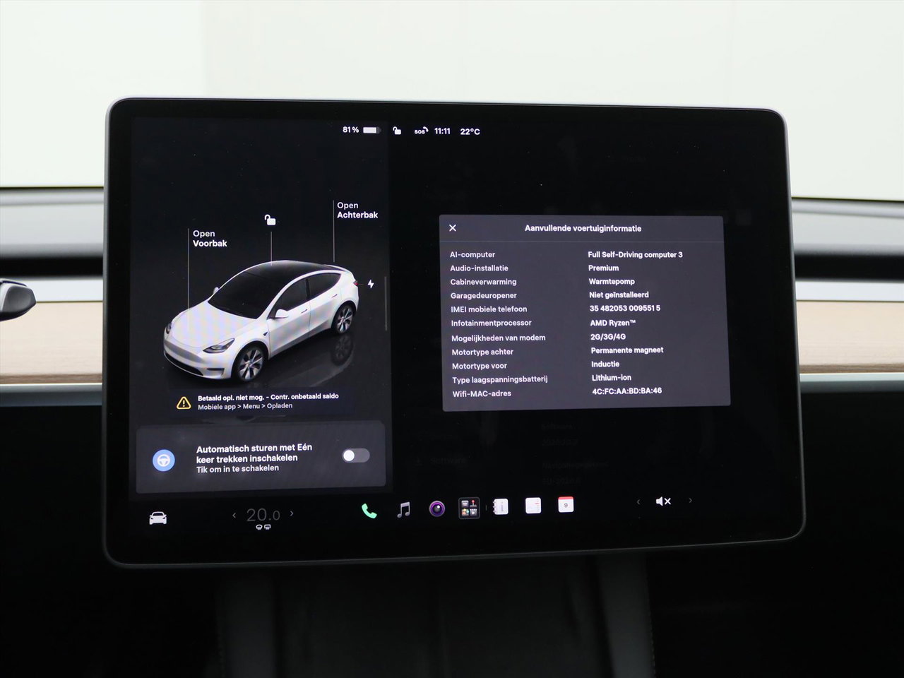 Tesla Model Y Long Range AWD 75kWh 351pk 93.3% SoH [ AMD RYZEN+AUTOPILOT+19 INCH+PREMIUM AUDIO ] 27