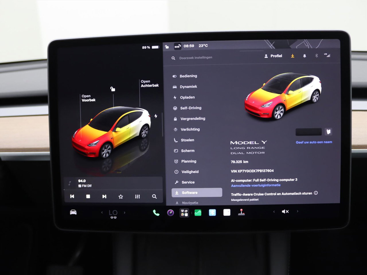 Tesla Model Y Long Range AWD 75kWh 351pk 92% SoH [ TREKHAAK+AMD RYZEN+AUTOPILOT+19 INCH+PREMIUM AUDIO ] 28