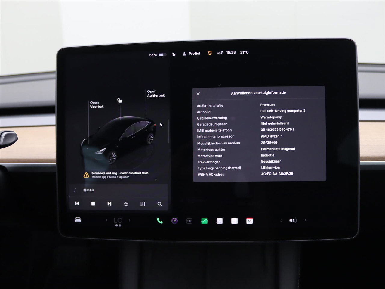 Tesla Model 3 Long-Range AWD 351pk 75 kWh 90.6% SoH UPGRADE [ TREKHAAK+AMD RYZEN+WARMTEPOMP+AUTOPILOT ] 11