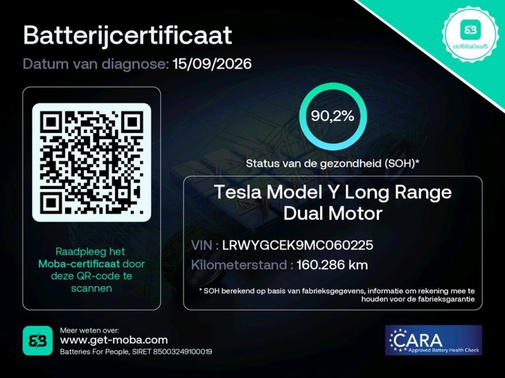 Tesla Model Y Long Range 351pk AWD 90,2 SoH [ TREKHAAK+AUTOPILOT+19 INCH+PREMIUM AUDIO ] 2