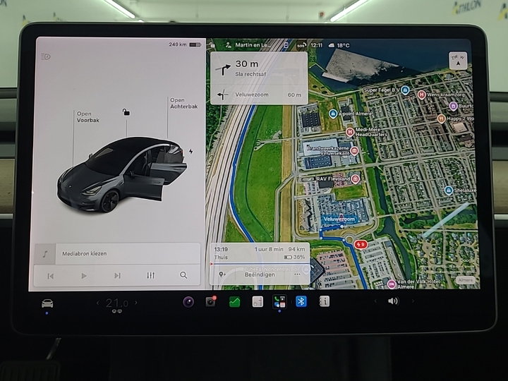 Tesla Model 3 Standard RWD Plus 90.5% SoH FACELIFT [ LFP-ACCU+WARMTEPOMP+AUTOPILOT+PREMIUM AUDIO ] 9