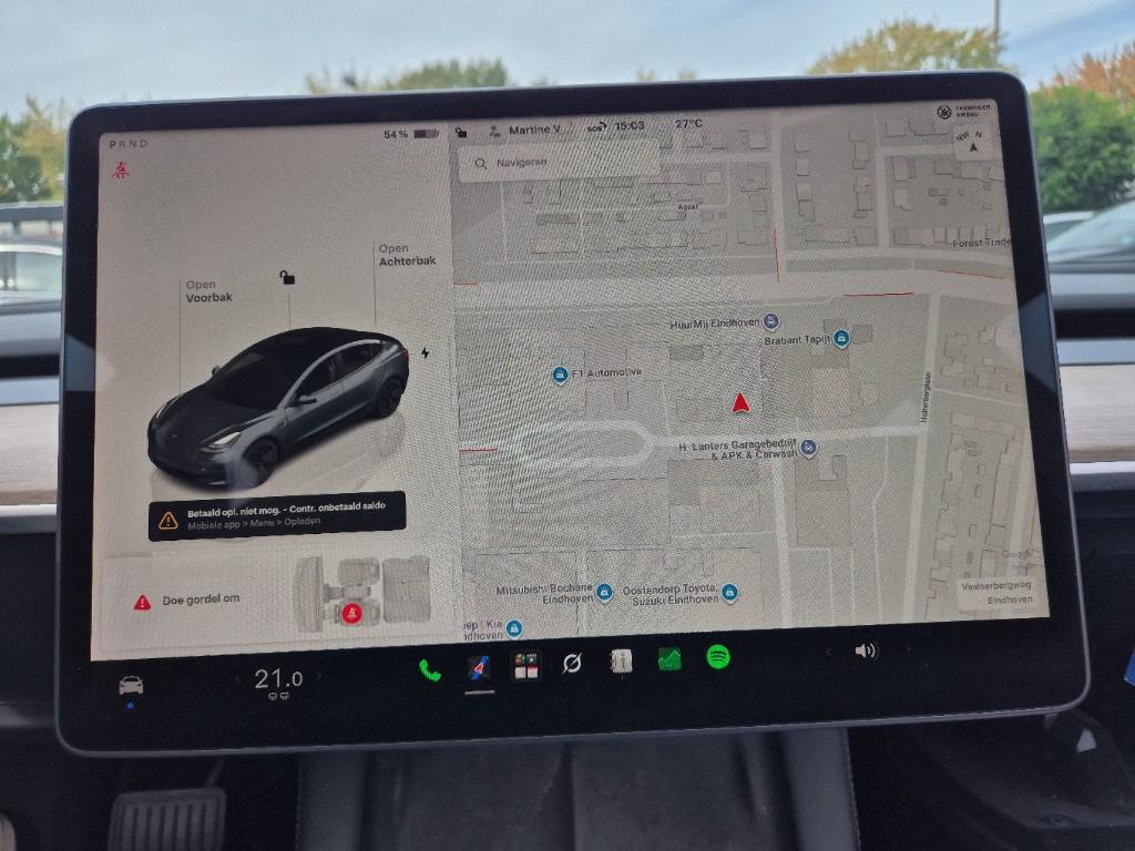 Tesla Model 3 Long-Range AWD 351pk 75 kWh UPGRADE [ AMD RYZEN+WARMTEPOMP+AUTOPILOT+PREMIUM AUDIO ] 19