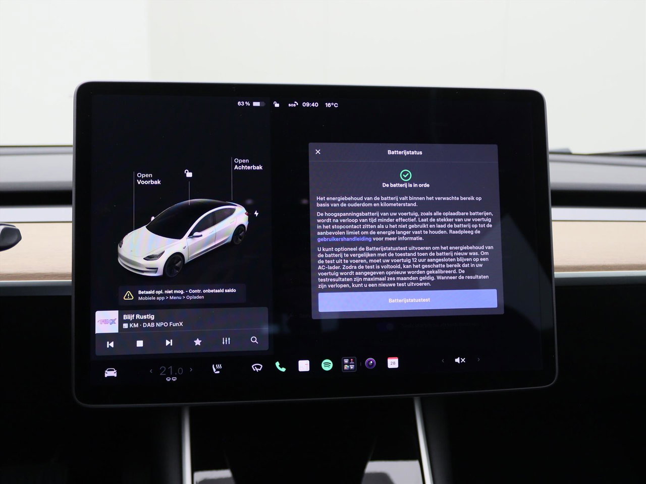 Tesla Model 3 Standard Plus RWD Standard Range Plus 85,6% SoH [ AUTOPILOT+CAMERA+CLIMAAT+NAVIGATIE+PDC+LED ] 28