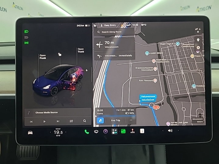 Tesla Model 3 Long-Range AWD 351pk 75 kWh UPGRADE 95% SoH [ AMD RYZEN+WARMTEPOMP+ENHANCED AUTOPILOT ] 12