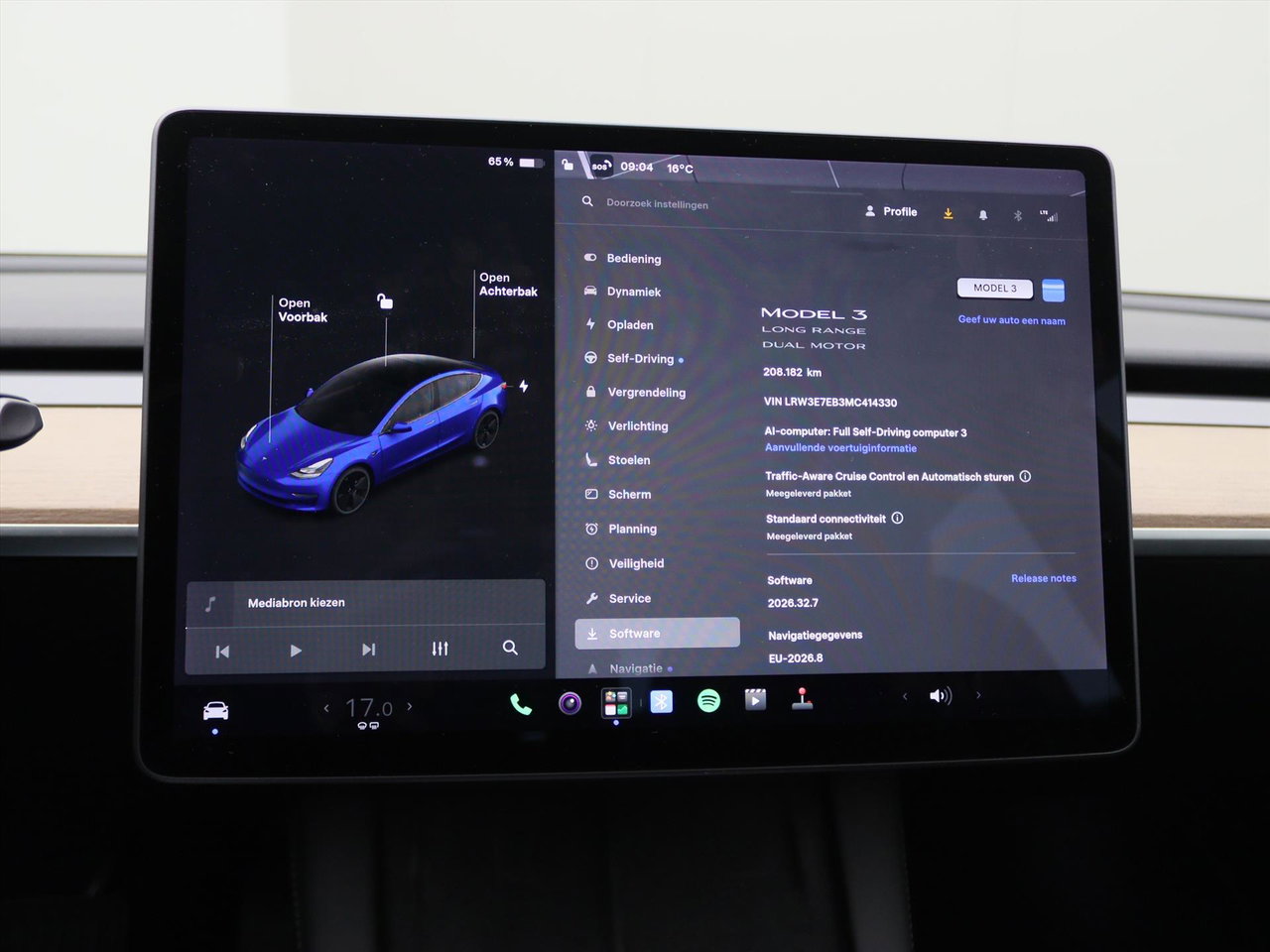Tesla Model 3 Long-Range AWD 351pk 75 kWh FACELIFT 91,1% SoH [ AUTOPILOT+WARMTEPOMP+620KM WLTP ] 26